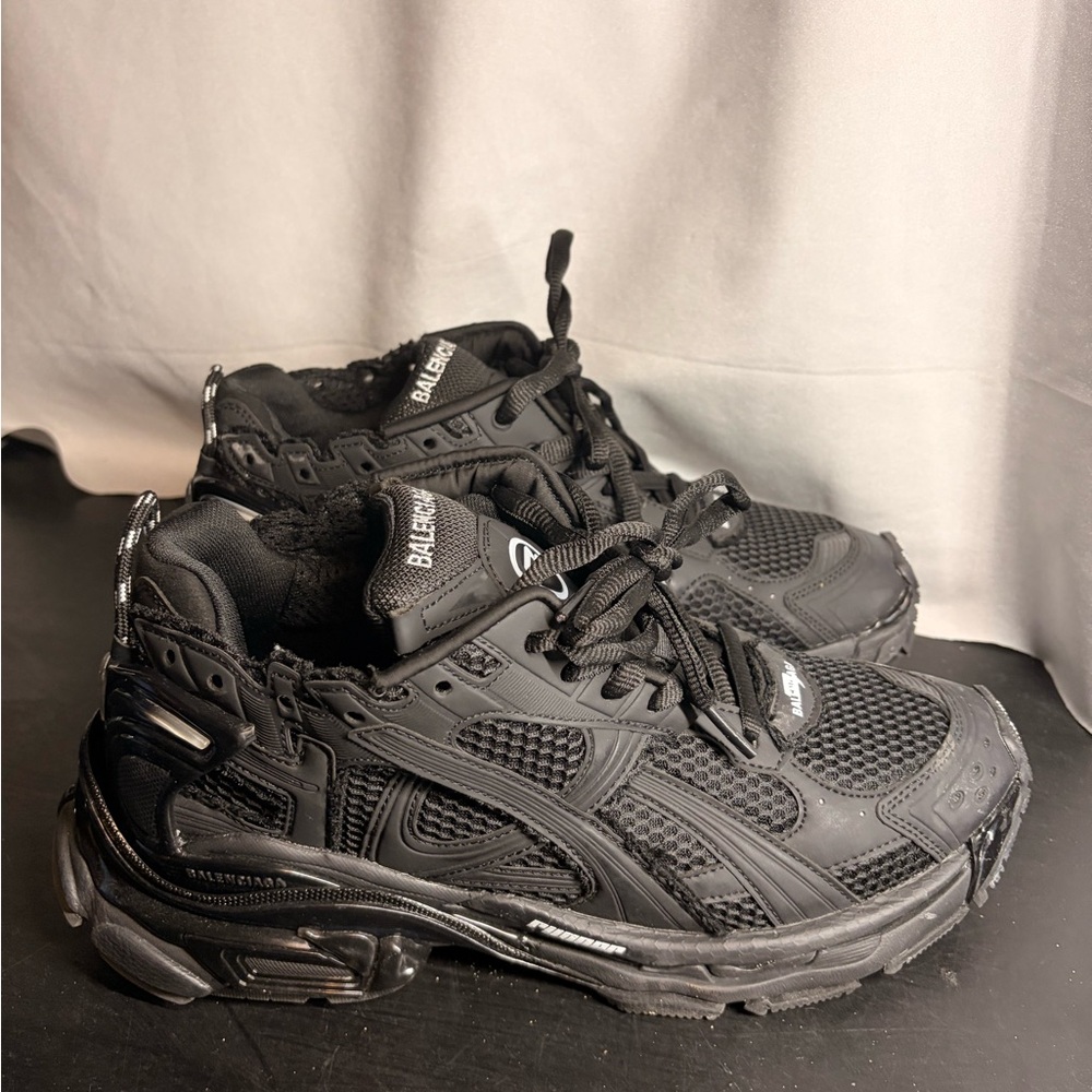 Balenciaga Runners Men's Black Mesh Sneakers